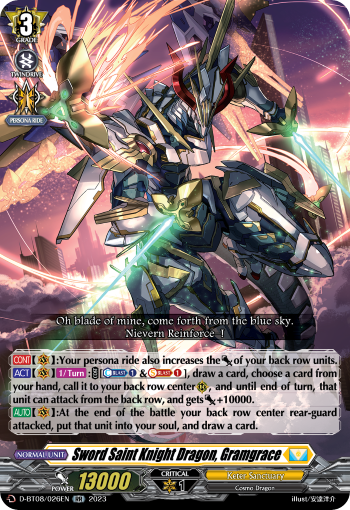 Sword Saint Knight Dragon, Gramgrace